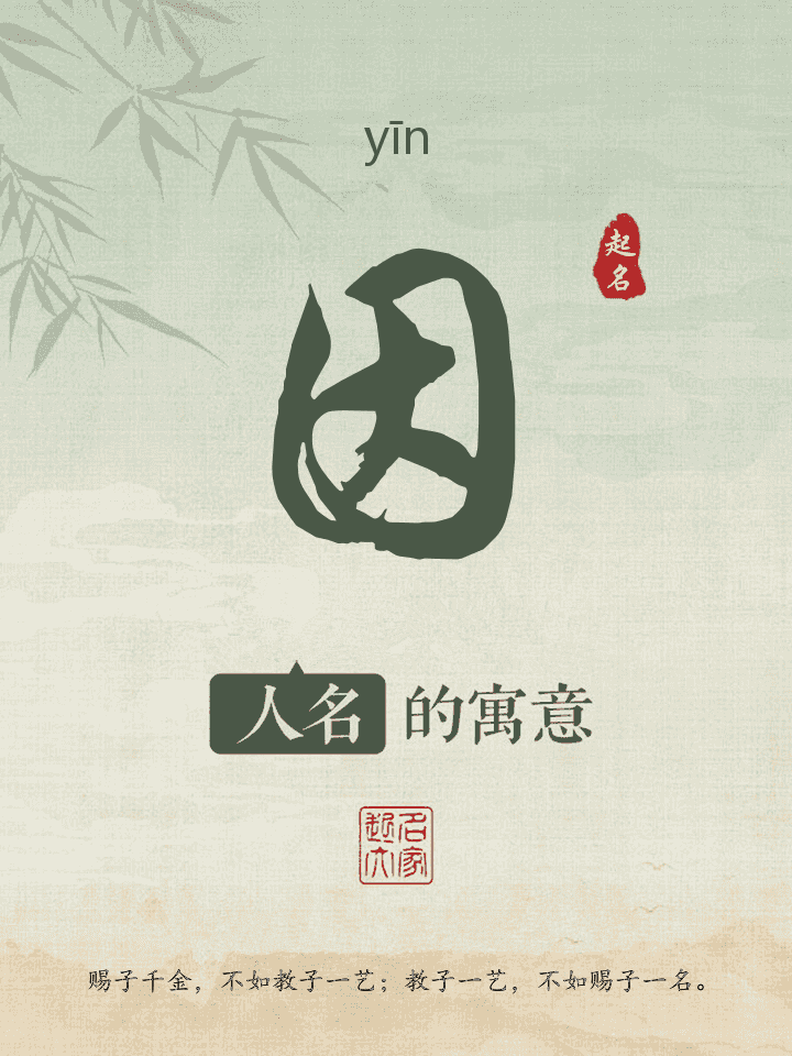 因字取名寓意