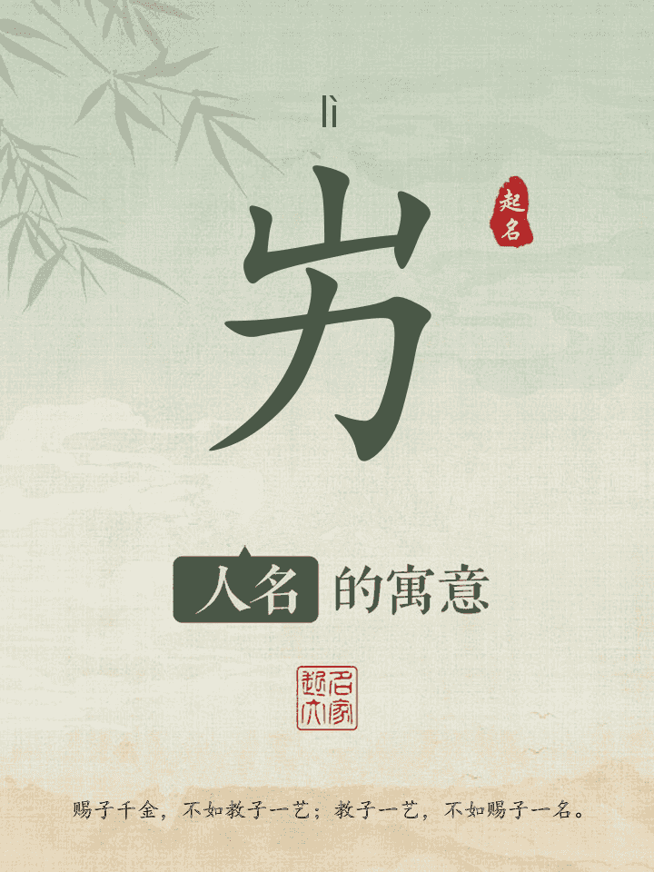 屴字取名寓意
