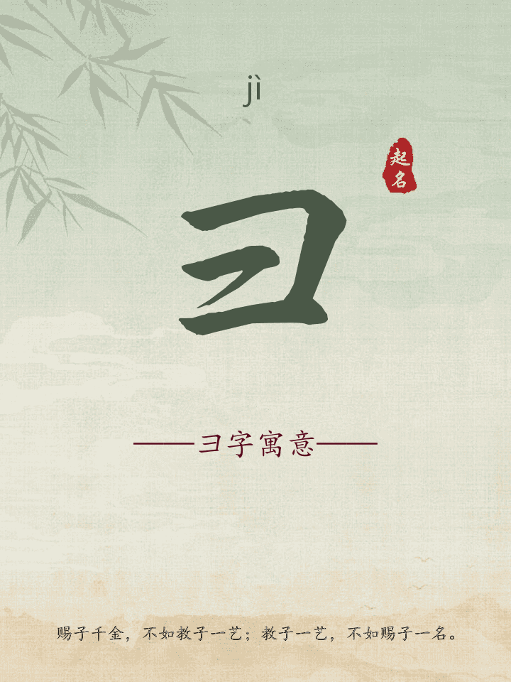 彐字取名寓意详解