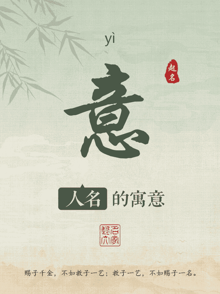 意字取名寓意