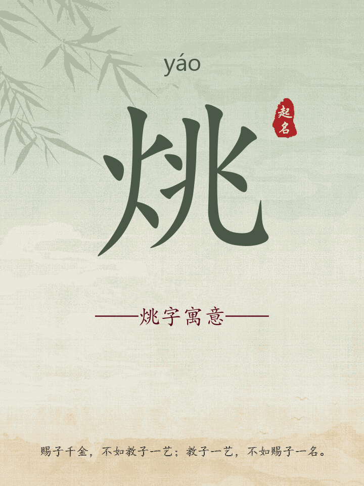 烑字取名寓意详解