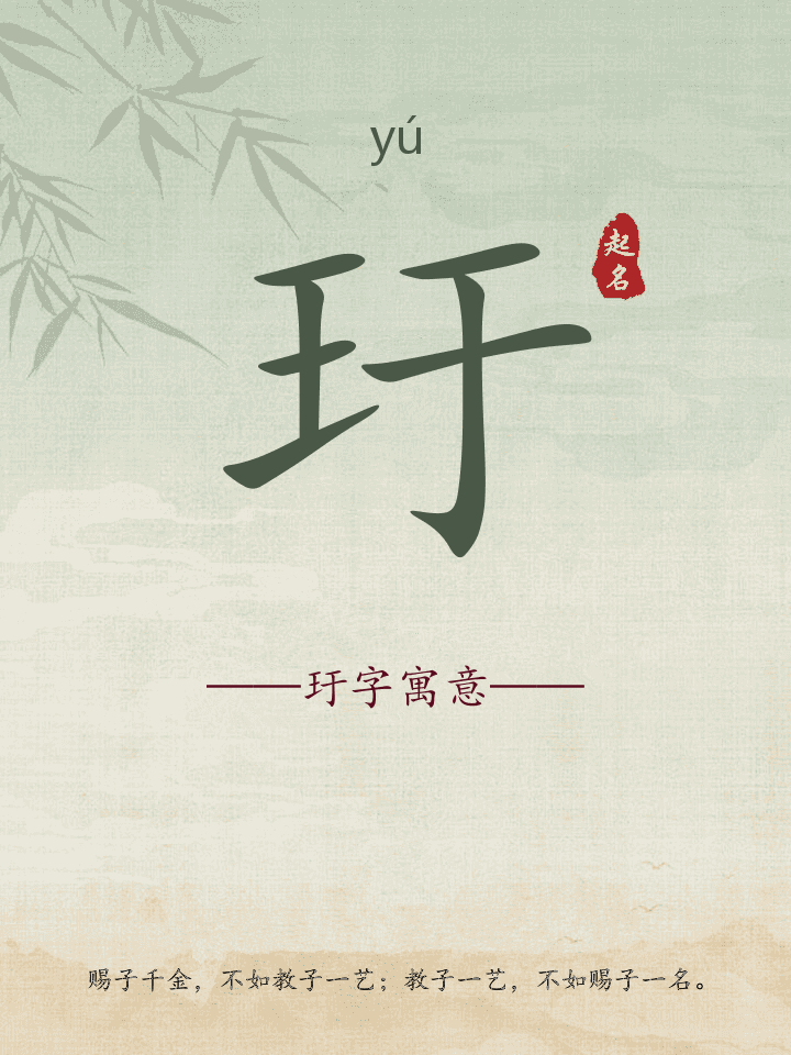 玗字取名寓意详解