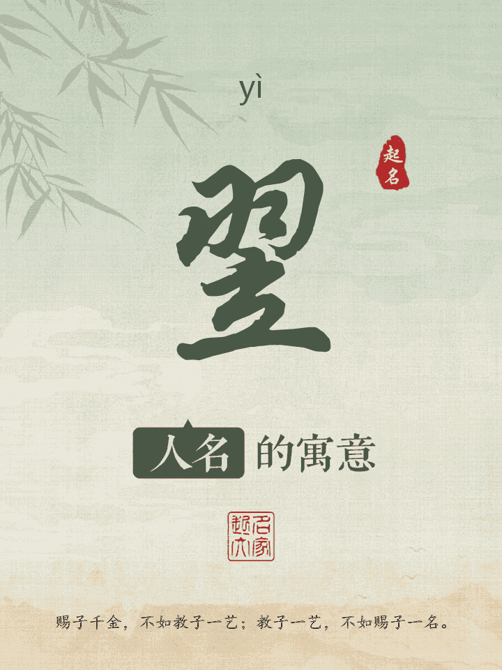 翌字取名寓意
