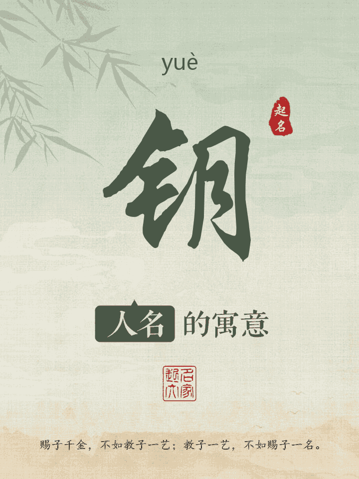 钥字取名寓意