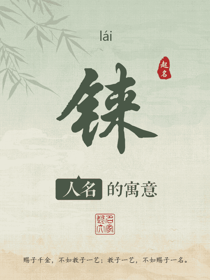 铼字取名寓意